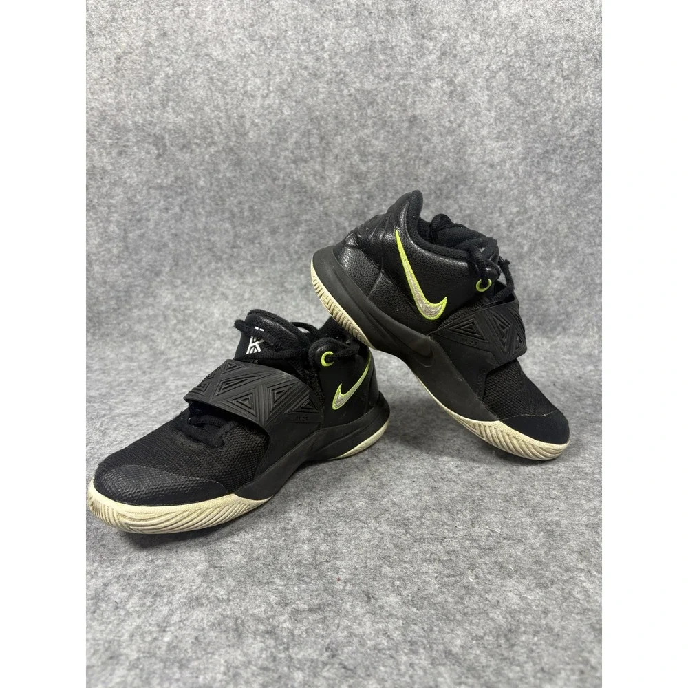 Nike‎ Kyrie 6 Basketball Shoes 1Y Black Volt Midfoot Strap